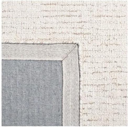 image:imageSAFAVIEH Area Rug 8x10 Abstract Collection Large Light Grey amp Ivory Handmade Wool Ideal for Living Room Bedroom Office Dining Space ABT468FIvoryBeige