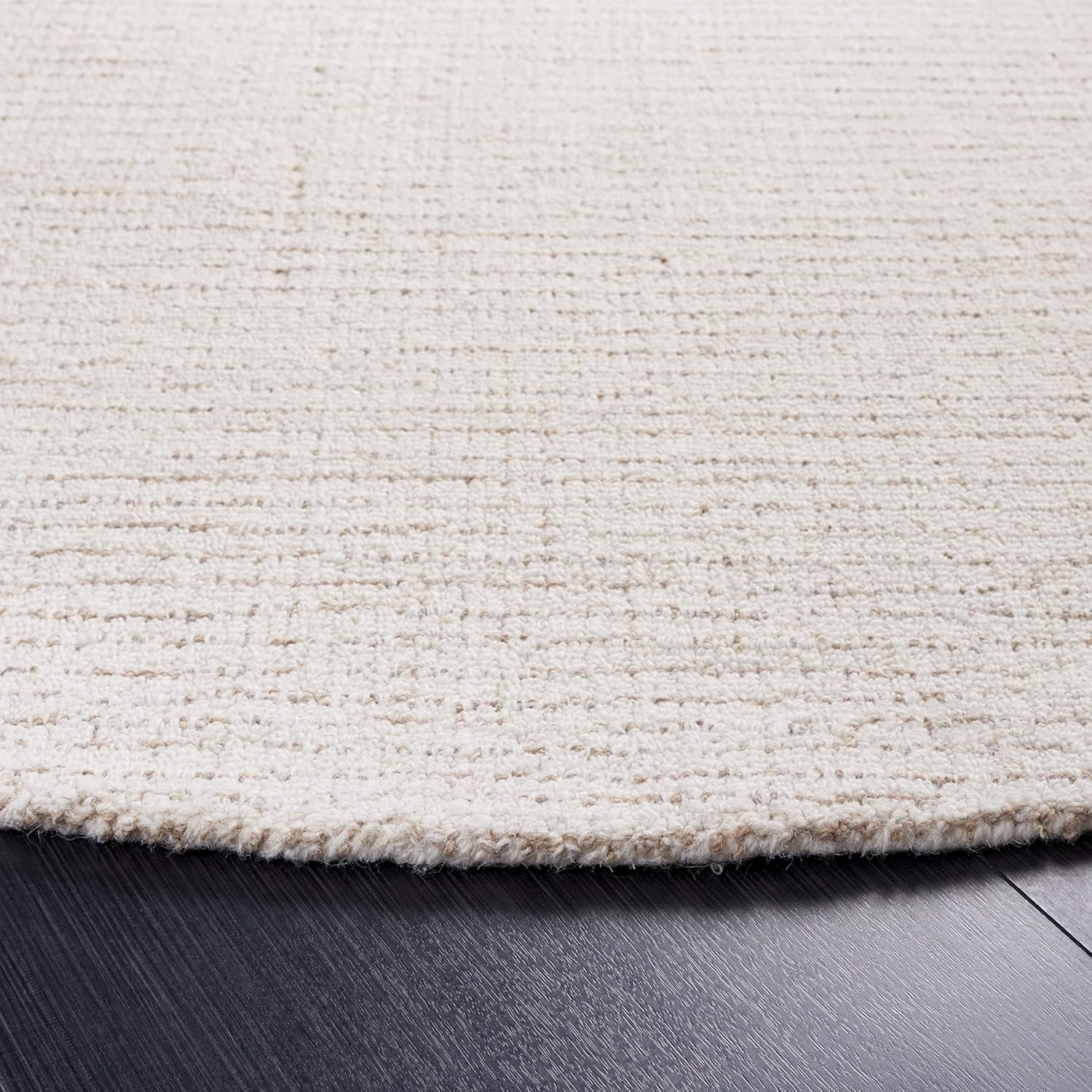 image:imageSAFAVIEH Area Rug 8x10 Abstract Collection Large Light Grey amp Ivory Handmade Wool Ideal for Living Room Bedroom Office Dining Space ABT468FIvoryBeige