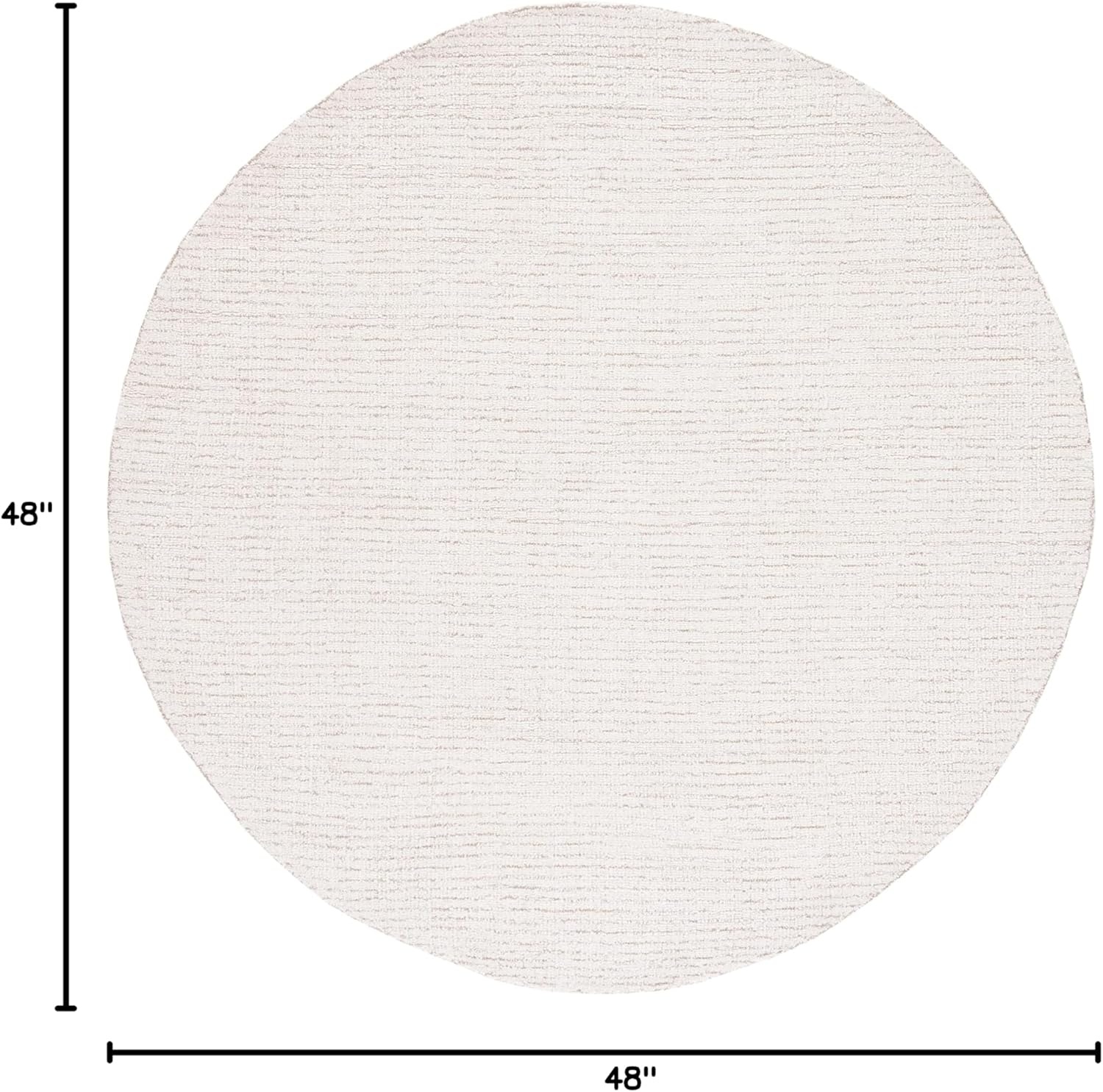 image:imageSAFAVIEH Area Rug 8x10 Abstract Collection Large Light Grey amp Ivory Handmade Wool Ideal for Living Room Bedroom Office Dining Space ABT468FIvoryBeige