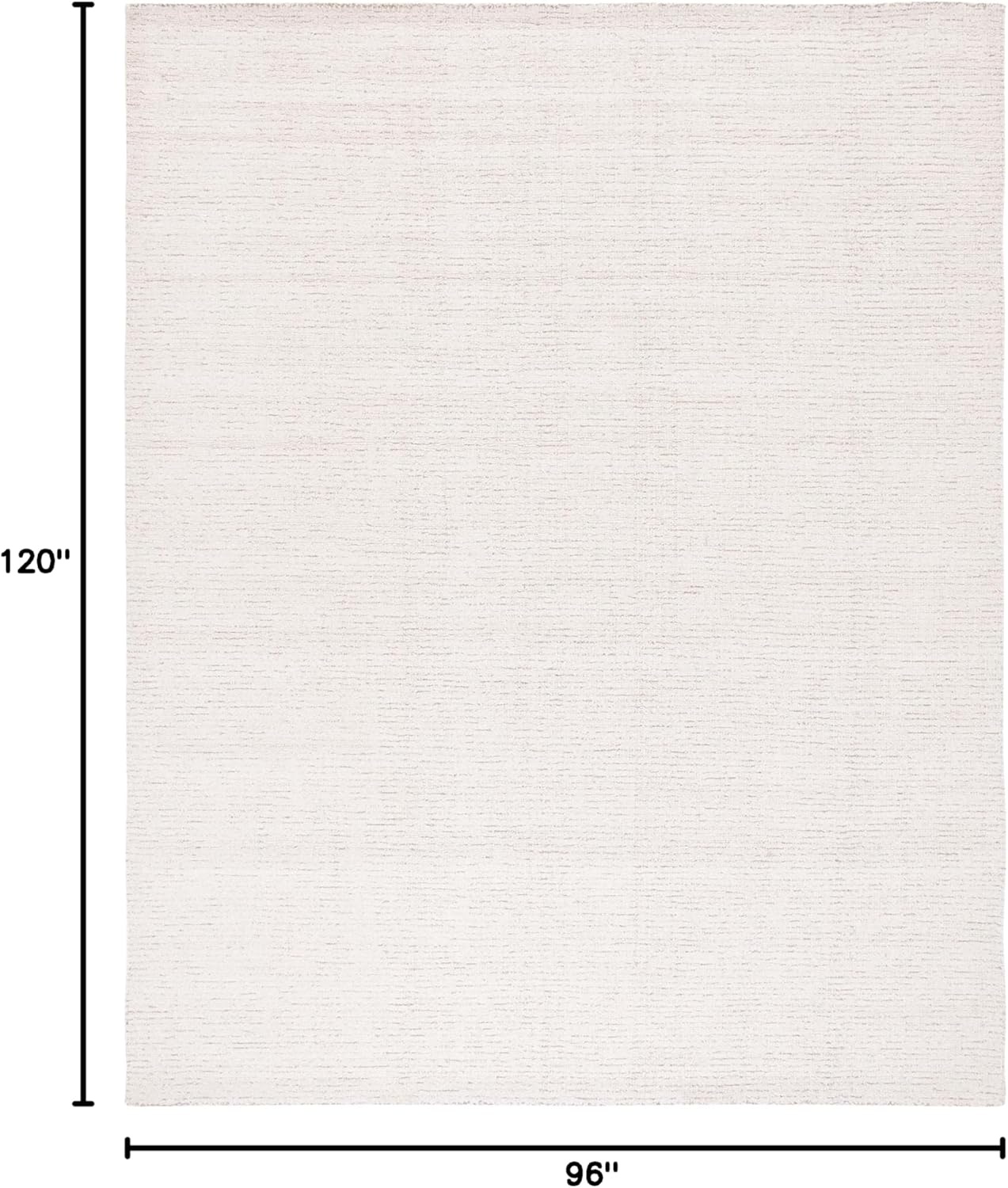 image:imageSAFAVIEH Area Rug 8x10 Abstract Collection Large Light Grey amp Ivory Handmade Wool Ideal for Living Room Bedroom Office Dining Space ABT468FIvoryBeige