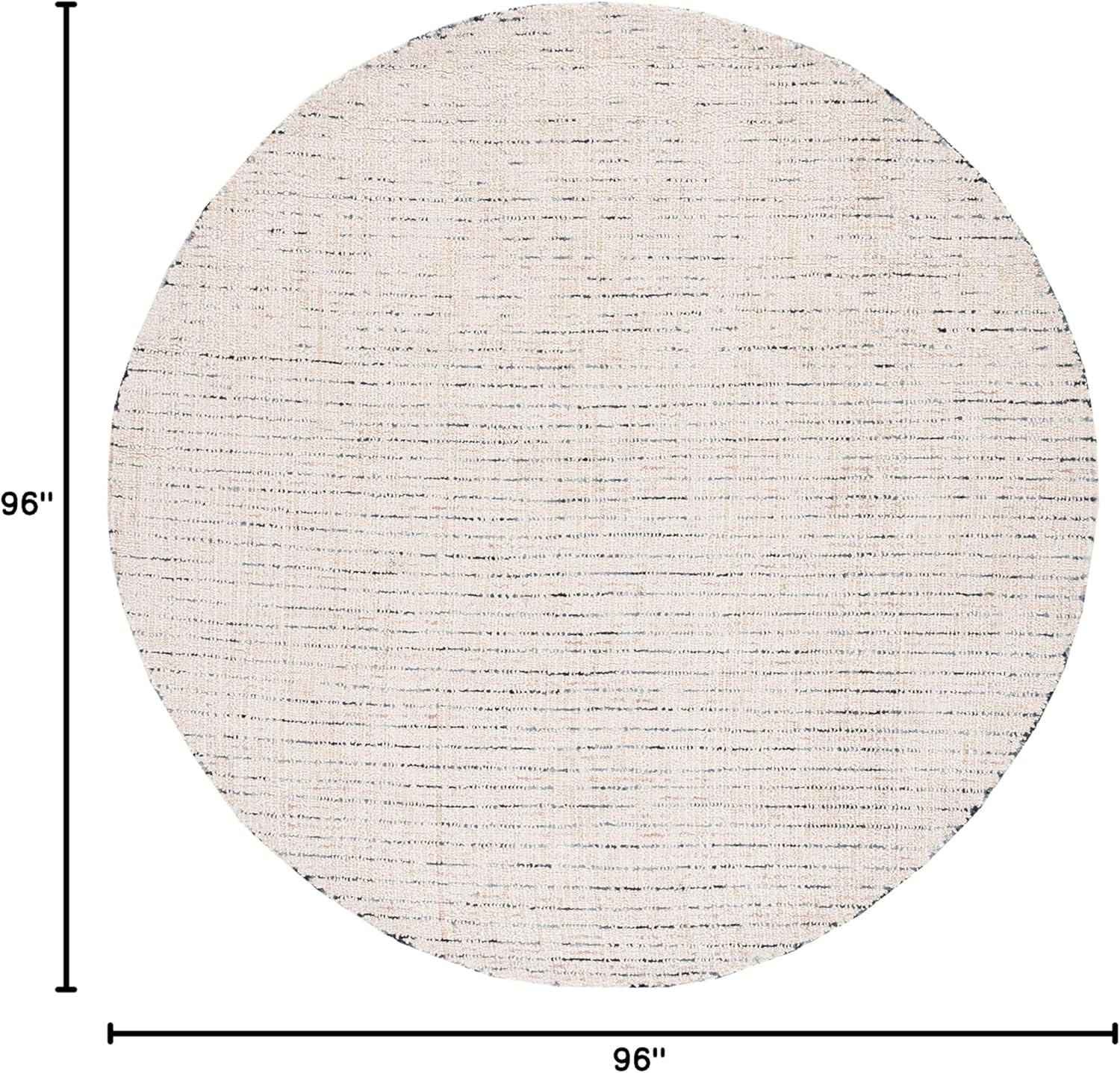 image:imageSAFAVIEH Area Rug 8x10 Abstract Collection Large Light Grey amp Ivory Handmade Wool Ideal for Living Room Bedroom Office Dining Space ABT468FIvoryBlue