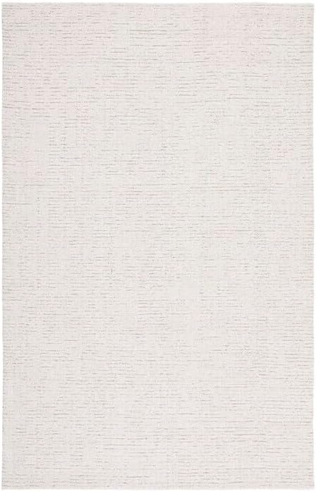 image:imageSAFAVIEH Area Rug 8x10 Abstract Collection Large Light Grey amp Ivory Handmade Wool Ideal for Living Room Bedroom Office Dining Space ABT468FIvoryBeige
