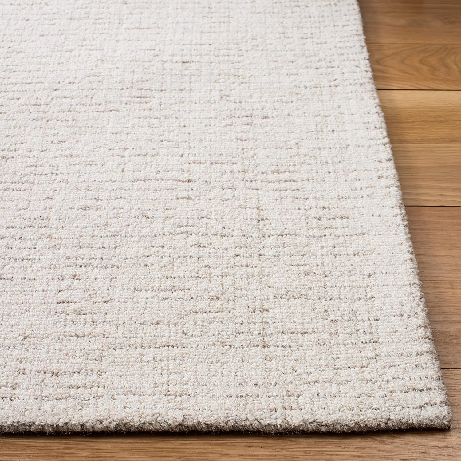 image:imageSAFAVIEH Area Rug 8x10 Abstract Collection Large Light Grey amp Ivory Handmade Wool Ideal for Living Room Bedroom Office Dining Space ABT468FIvoryBeige