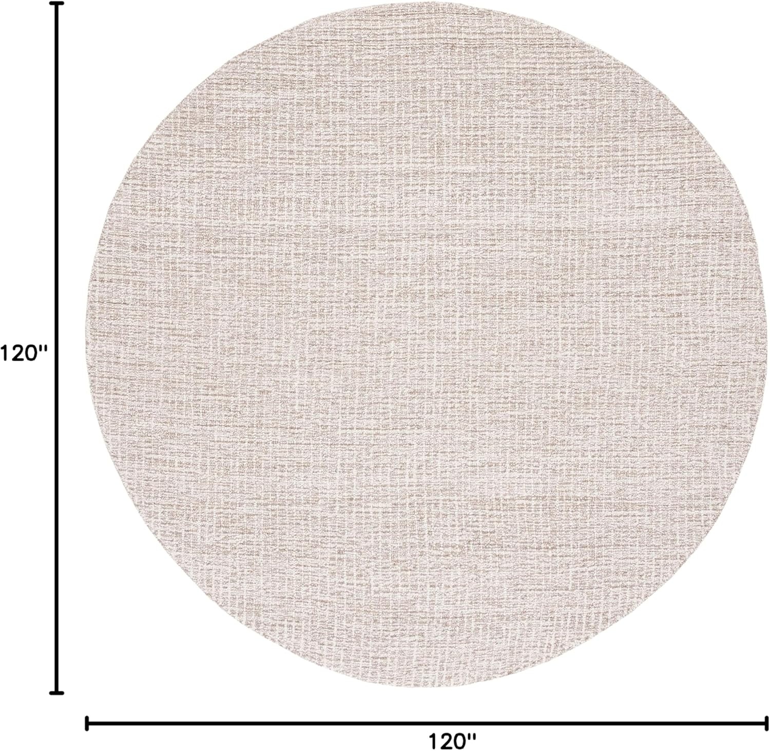 image:imageSAFAVIEH Area Rug 8x10 Abstract Collection Large Light Grey amp Ivory Handmade Wool Ideal for Living Room Bedroom Office Dining Space ABT468FIvoryGrey