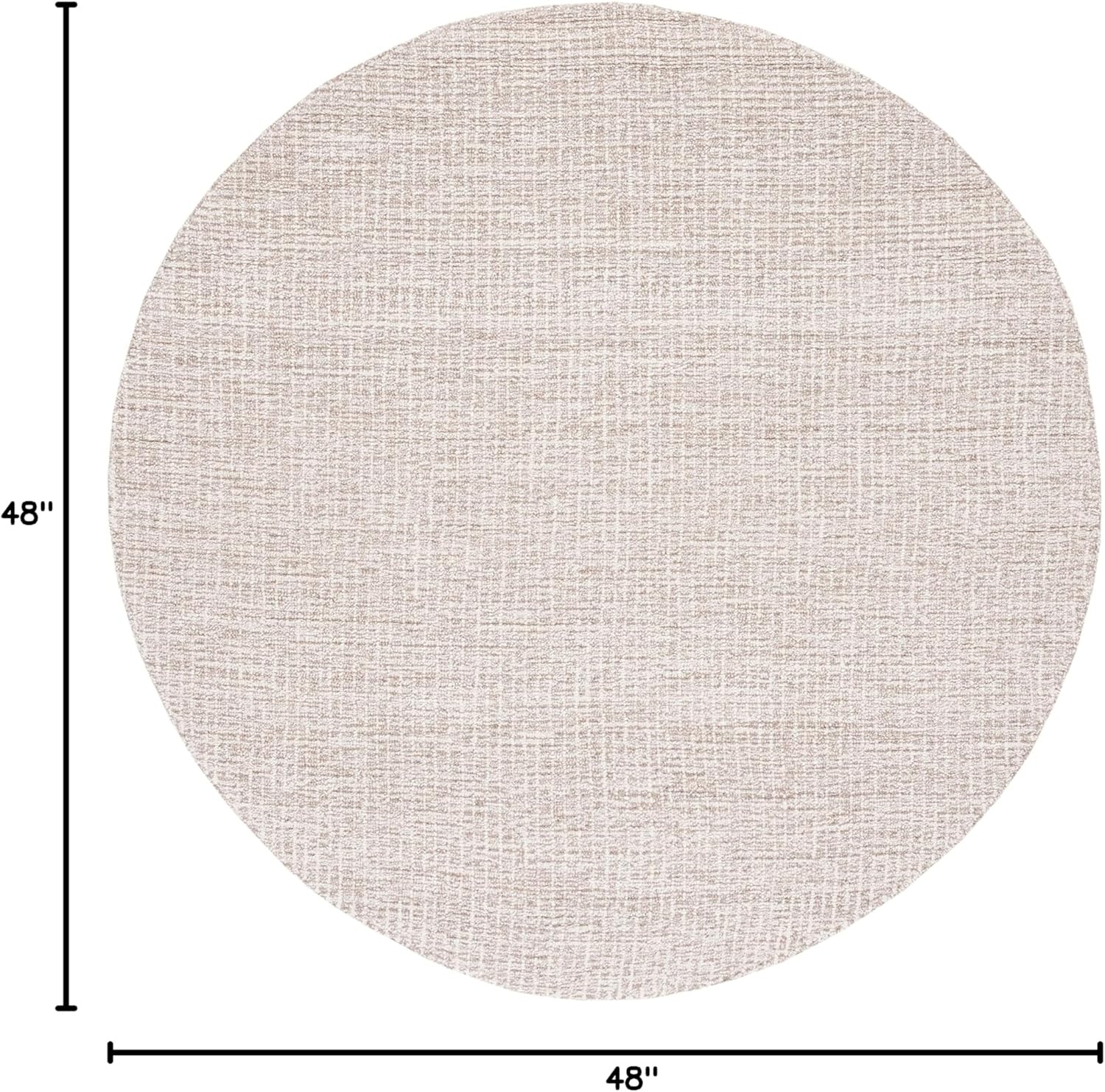 image:imageSAFAVIEH Area Rug 8x10 Abstract Collection Large Light Grey amp Ivory Handmade Wool Ideal for Living Room Bedroom Office Dining Space ABT468FIvoryGrey