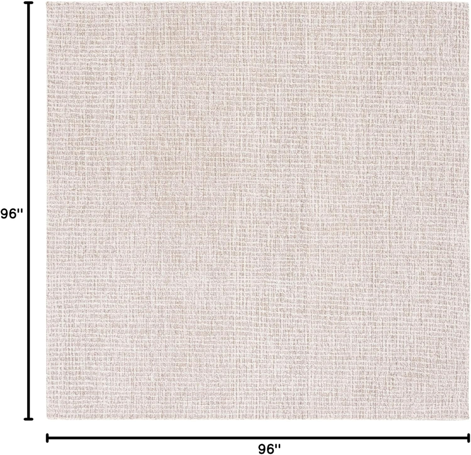 image:imageSAFAVIEH Area Rug 8x10 Abstract Collection Large Light Grey amp Ivory Handmade Wool Ideal for Living Room Bedroom Office Dining Space ABT468FIvoryGrey
