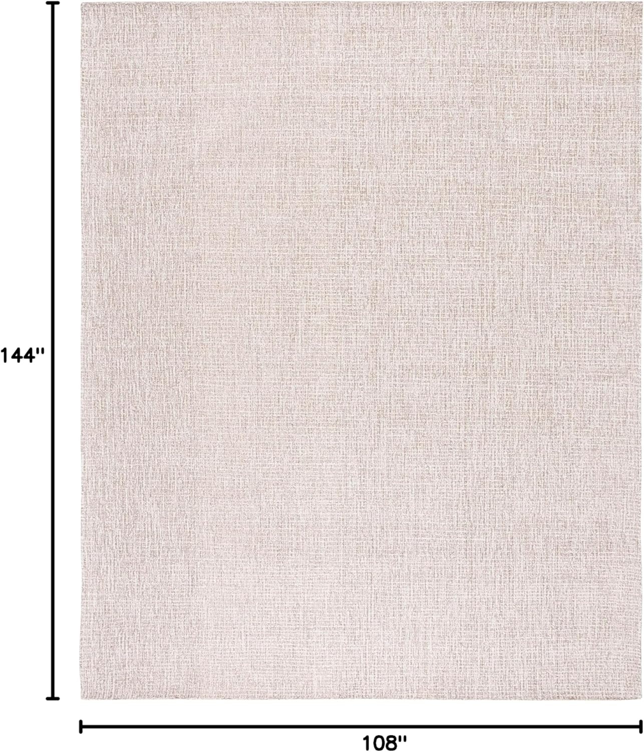 image:imageSAFAVIEH Area Rug 8x10 Abstract Collection Large Light Grey amp Ivory Handmade Wool Ideal for Living Room Bedroom Office Dining Space ABT468FIvoryGrey