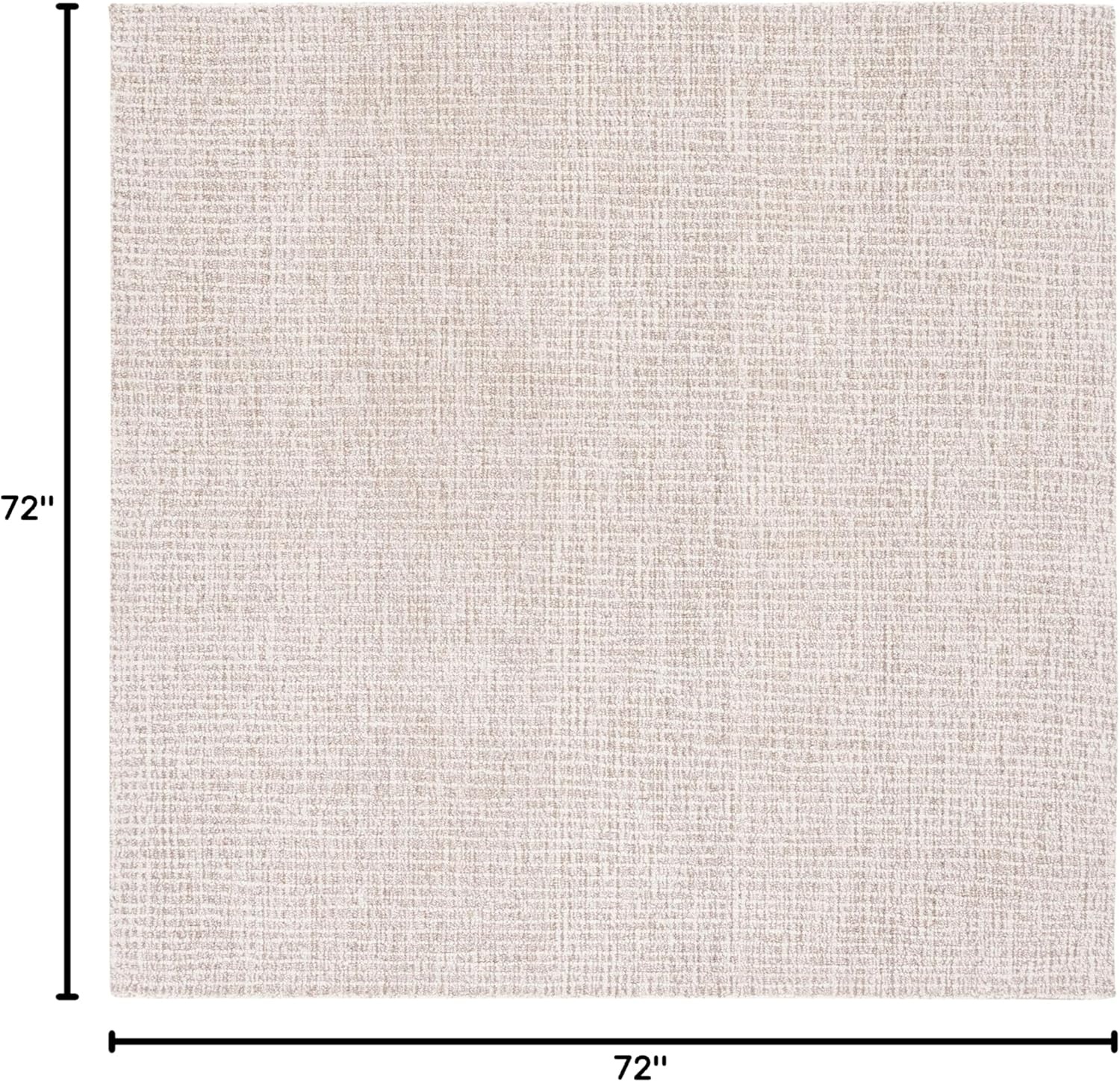 image:imageSAFAVIEH Area Rug 8x10 Abstract Collection Large Light Grey amp Ivory Handmade Wool Ideal for Living Room Bedroom Office Dining Space ABT468FIvoryGrey