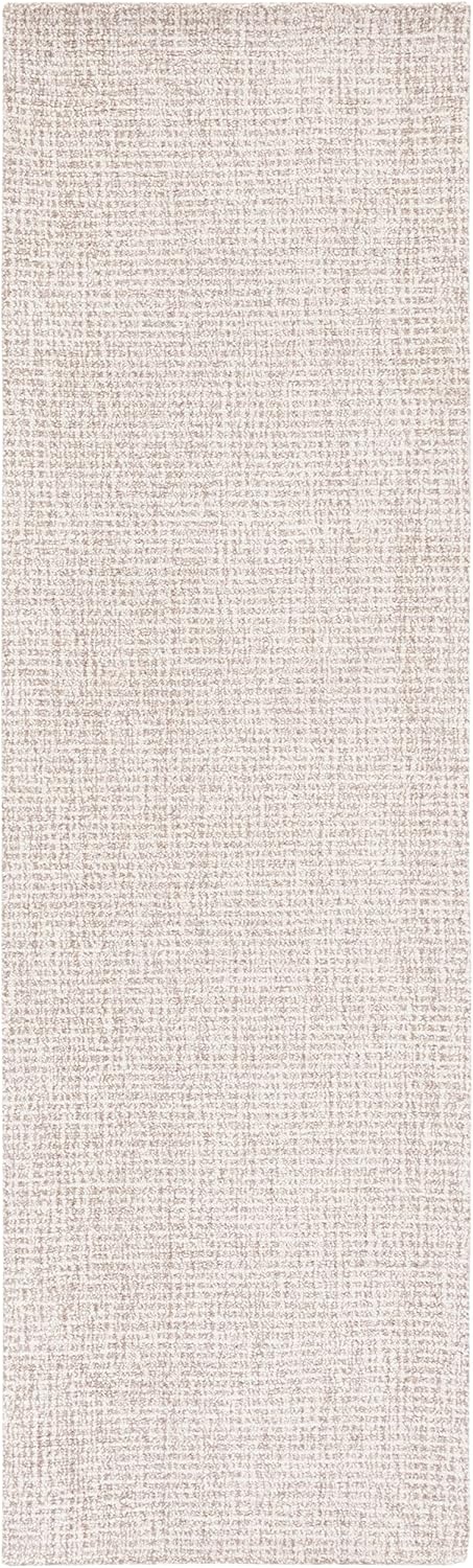 image:imageSAFAVIEH Area Rug 8x10 Abstract Collection Large Light Grey amp Ivory Handmade Wool Ideal for Living Room Bedroom Office Dining Space ABT468FIvoryGrey