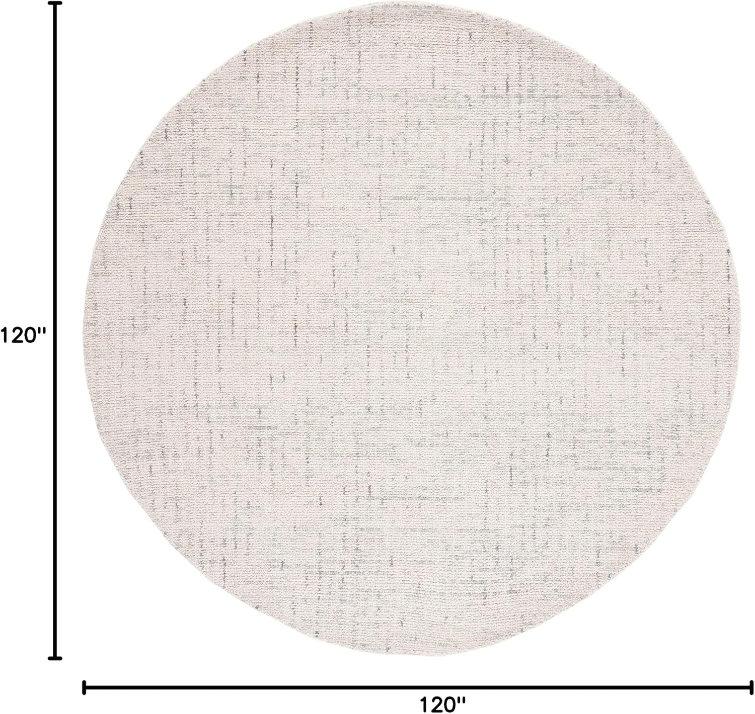 image:imageSAFAVIEH Area Rug 8x10 Abstract Collection Large Light Grey amp Ivory Handmade Wool Ideal for Living Room Bedroom Office Dining Space ABT468FIvoryLight Grey