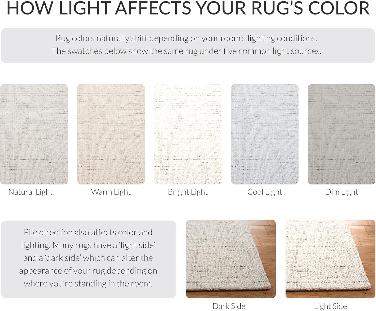 image:imageSAFAVIEH Area Rug 8x10 Abstract Collection Large Light Grey amp Ivory Handmade Wool Ideal for Living Room Bedroom Office Dining Space ABT468FIvoryLight Grey