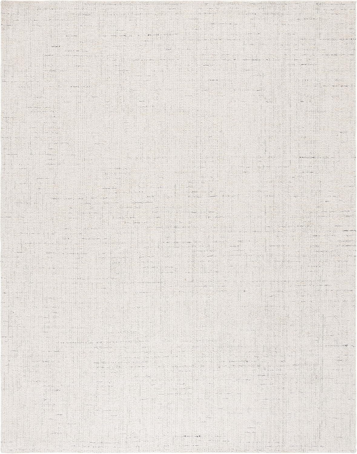 image:imageSAFAVIEH Area Rug 8x10 Abstract Collection Large Light Grey amp Ivory Handmade Wool Ideal for Living Room Bedroom Office Dining Space ABT468FIvoryLight Grey