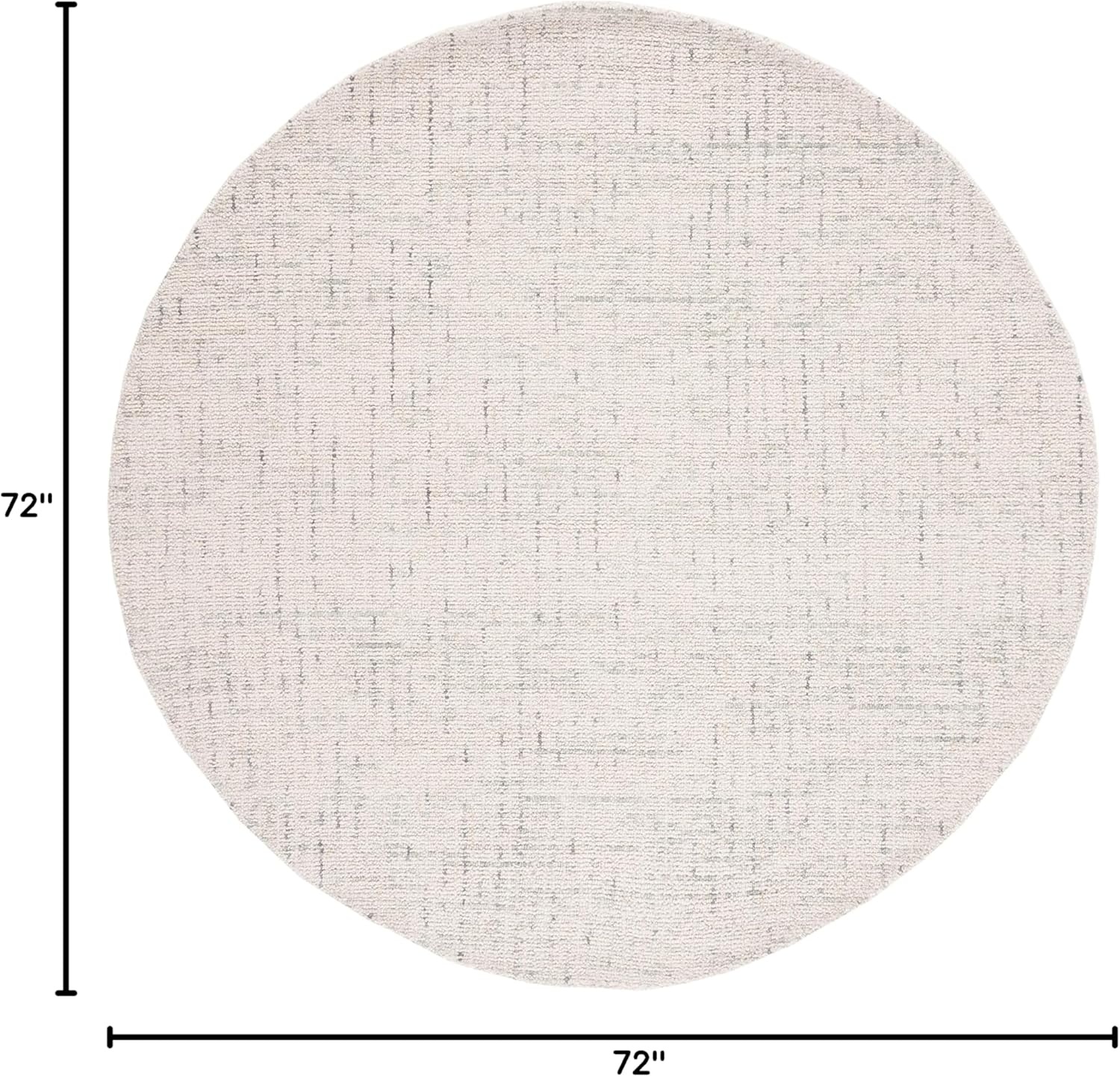 image:imageSAFAVIEH Area Rug 8x10 Abstract Collection Large Light Grey amp Ivory Handmade Wool Ideal for Living Room Bedroom Office Dining Space ABT468FIvoryLight Grey