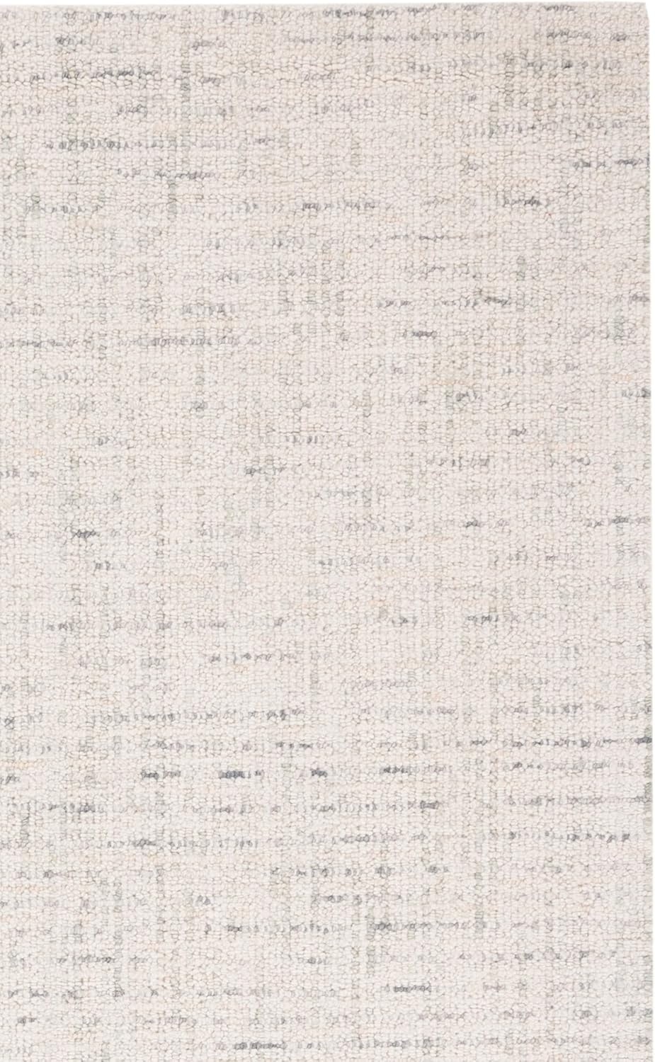 image:imageSAFAVIEH Area Rug 8x10 Abstract Collection Large Light Grey amp Ivory Handmade Wool Ideal for Living Room Bedroom Office Dining Space ABT468FIvoryLight Grey