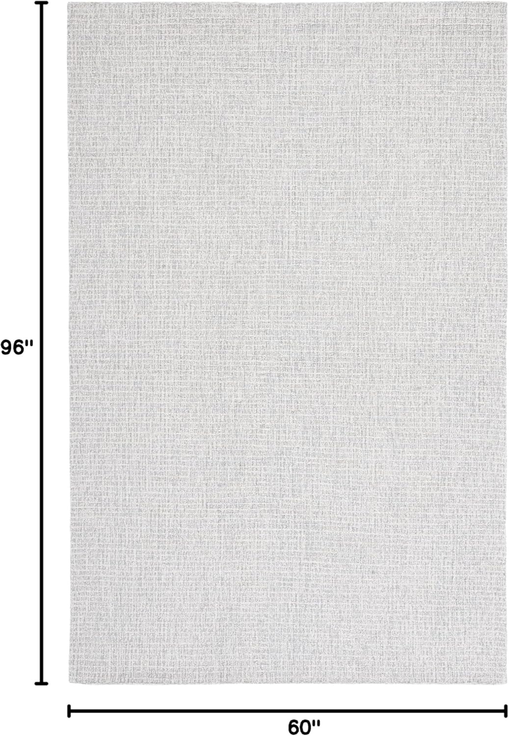 image:imageSAFAVIEH Area Rug 8x10 Abstract Collection Large Light Grey amp Ivory Handmade Wool Ideal for Living Room Bedroom Office Dining Space ABT468FLight GreyIvory