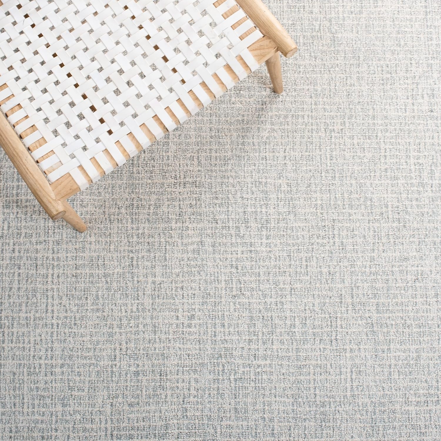 image:imageSAFAVIEH Area Rug 8x10 Abstract Collection Large Light Grey amp Ivory Handmade Wool Ideal for Living Room Bedroom Office Dining Space ABT468FLight GreyIvory