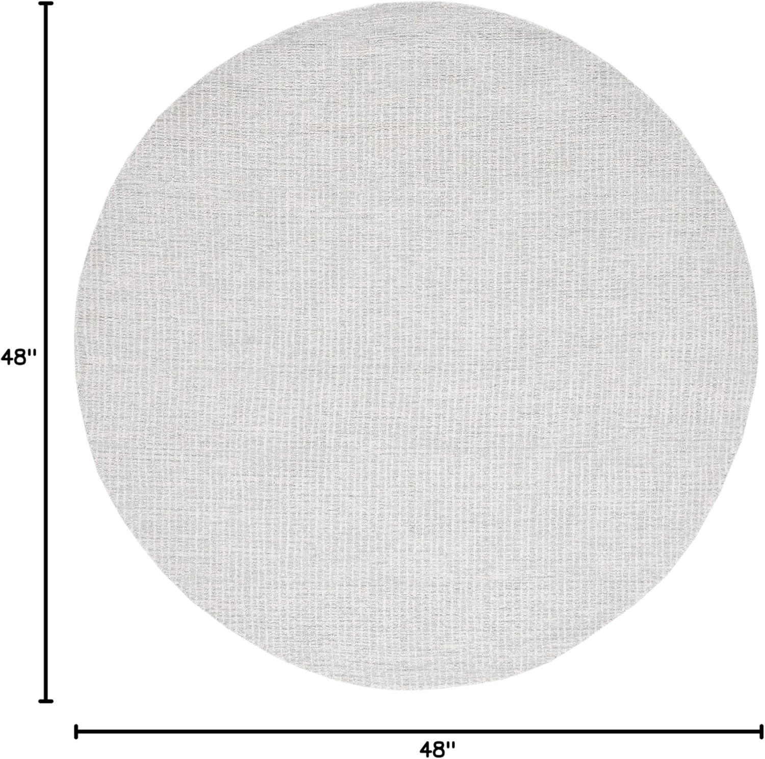 image:imageSAFAVIEH Area Rug 8x10 Abstract Collection Large Light Grey amp Ivory Handmade Wool Ideal for Living Room Bedroom Office Dining Space ABT468FLight GreyIvory