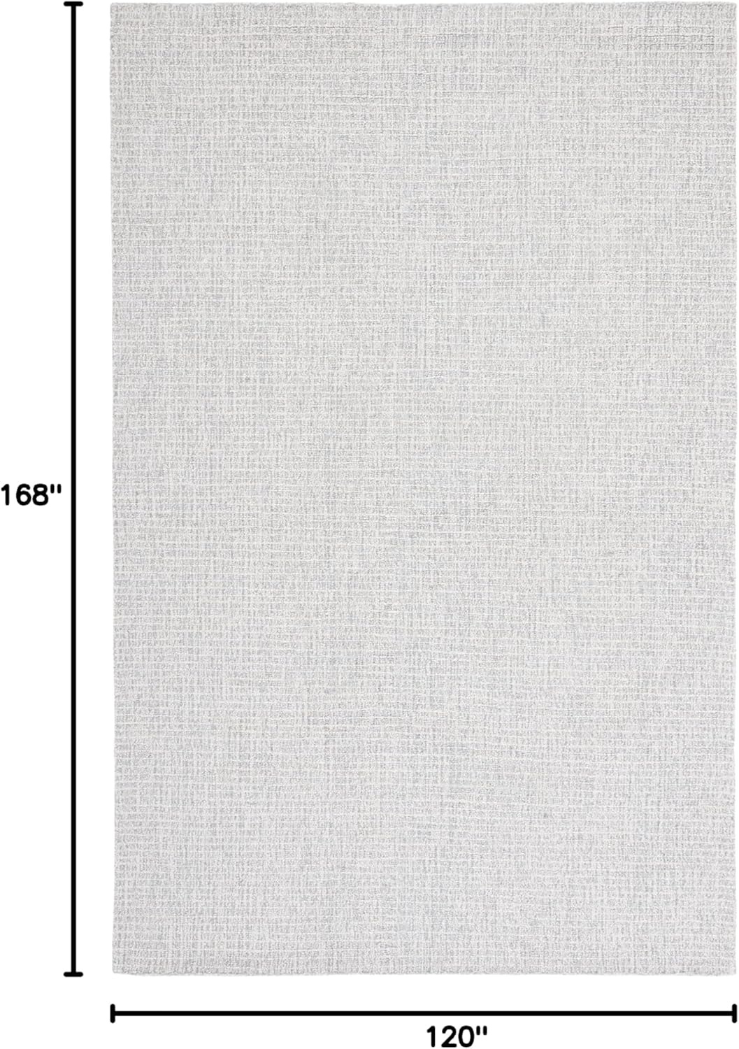 image:imageSAFAVIEH Area Rug 8x10 Abstract Collection Large Light Grey amp Ivory Handmade Wool Ideal for Living Room Bedroom Office Dining Space ABT468FLight GreyIvory