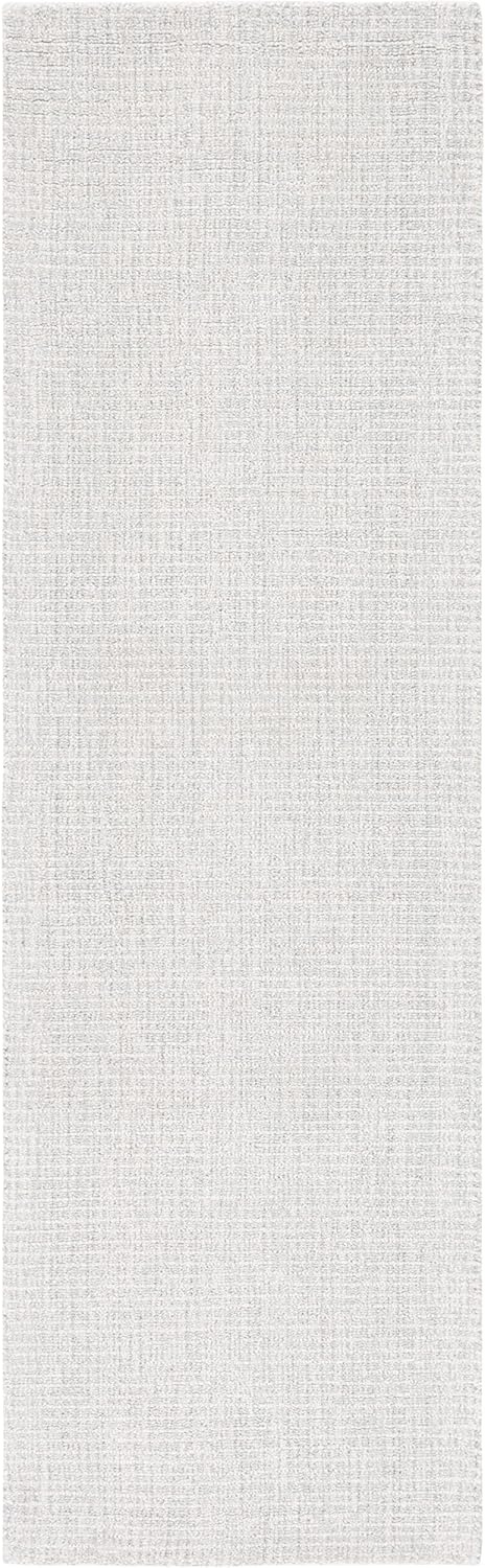 image:imageSAFAVIEH Area Rug 8x10 Abstract Collection Large Light Grey amp Ivory Handmade Wool Ideal for Living Room Bedroom Office Dining Space ABT468FLight GreyIvory