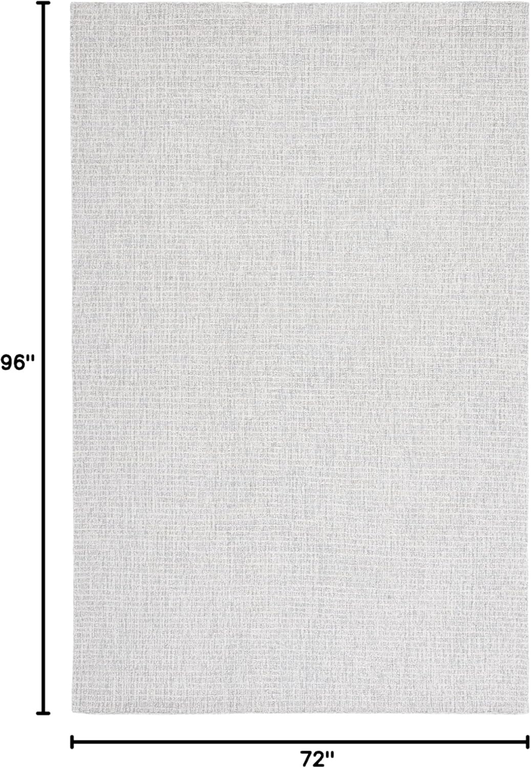 image:imageSAFAVIEH Area Rug 8x10 Abstract Collection Large Light Grey amp Ivory Handmade Wool Ideal for Living Room Bedroom Office Dining Space ABT468FLight GreyIvory