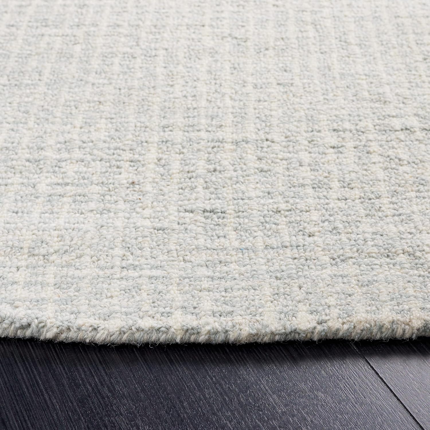 image:imageSAFAVIEH Area Rug 8x10 Abstract Collection Large Light Grey amp Ivory Handmade Wool Ideal for Living Room Bedroom Office Dining Space ABT468FLight GreyIvory