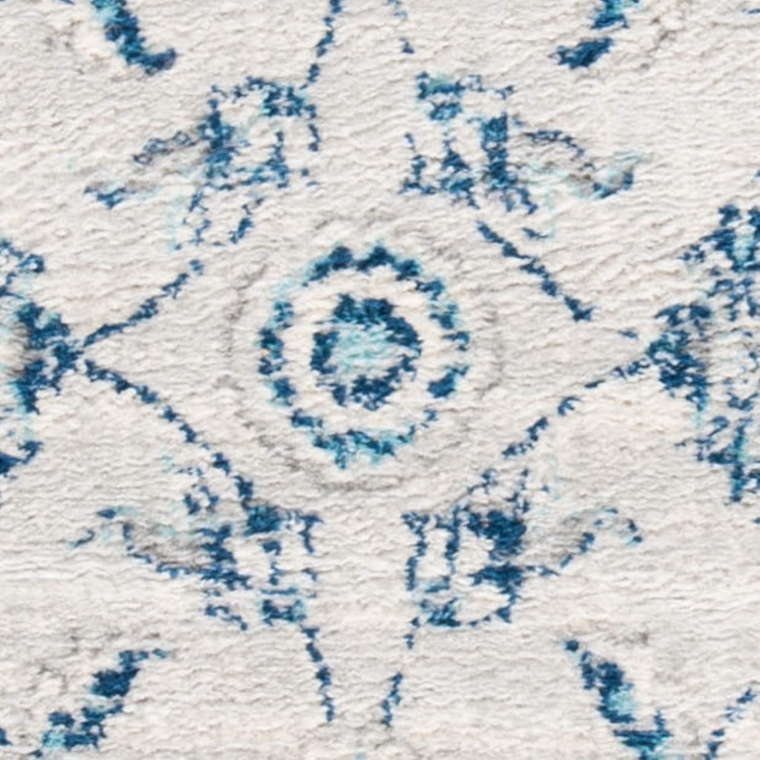 image:imageSAFAVIEH Area Rug 8x10 Brentwood Collection Large Light Grey amp Blue Oriental Floral Scroll Design NonShedding amp Easy Cleaning Ideal for Living Room Bedroom Office Dining Space BNT854GLight Grey Blue