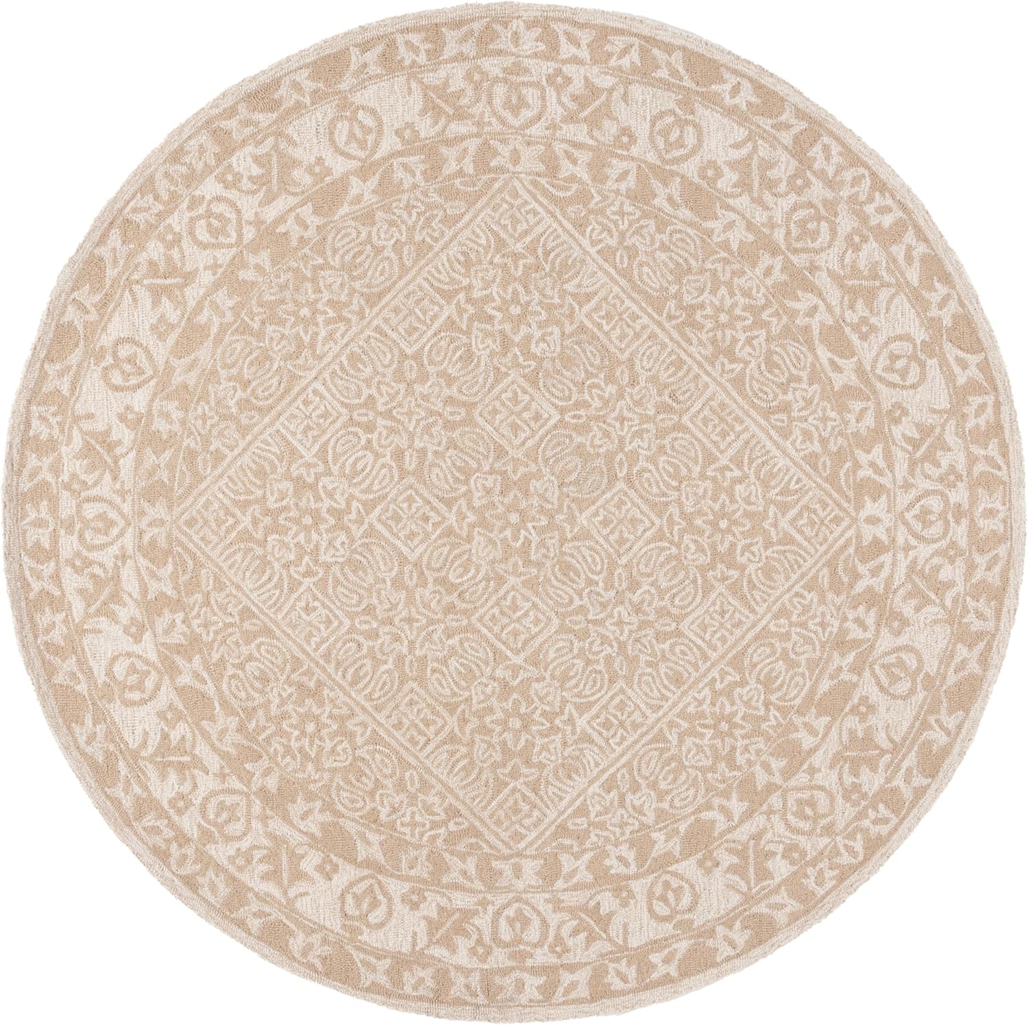 image:imageSAFAVIEH Area Rug 8x10 Dip Dye Collection Large Navy Blue Handmade Wool Ideal for Living Room Bedroom Office Dining Space DDY151NBeigeIvory