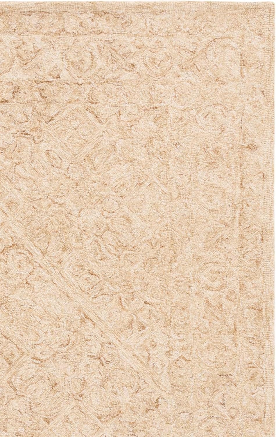 image:imageSAFAVIEH Area Rug 8x10 Dip Dye Collection Large Navy Blue Handmade Wool Ideal for Living Room Bedroom Office Dining Space DDY151NGoldIvory