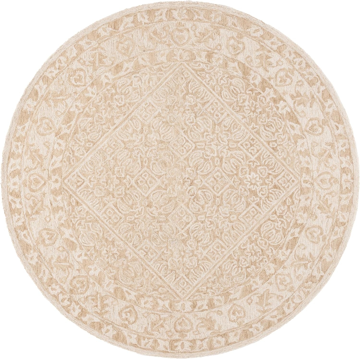 image:imageSAFAVIEH Area Rug 8x10 Dip Dye Collection Large Navy Blue Handmade Wool Ideal for Living Room Bedroom Office Dining Space DDY151NLight BeigeIvory