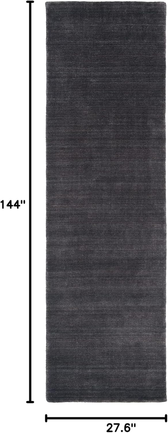 image:imageSAFAVIEH Area Rug 8x10 Himalaya Collection Large Stone Handmade Wool Ideal for Living Room Bedroom Office Dining Space HIM820ABlack