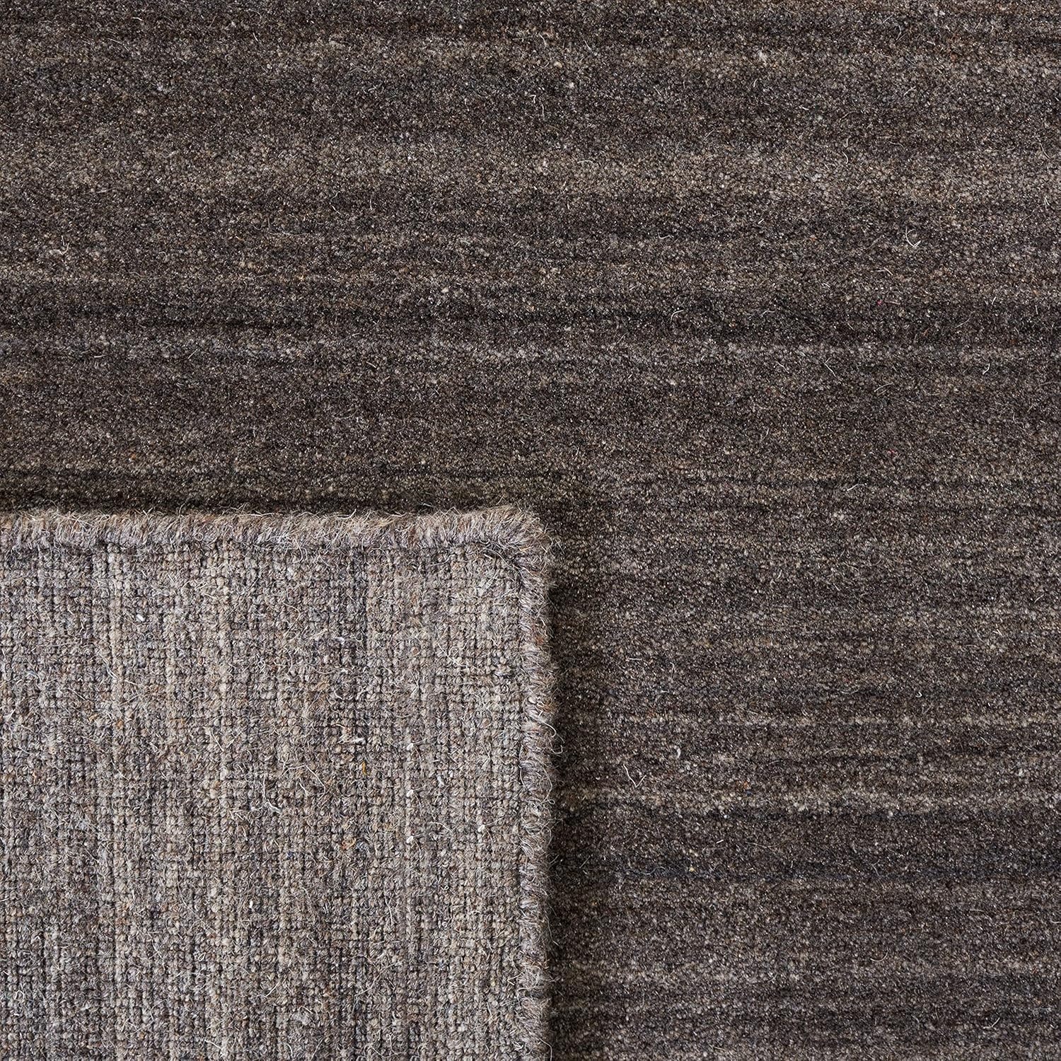 image:imageSAFAVIEH Area Rug 8x10 Himalaya Collection Large Stone Handmade Wool Ideal for Living Room Bedroom Office Dining Space HIM820ACharcoal