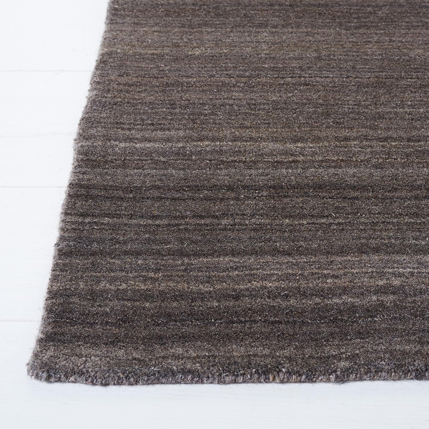 image:imageSAFAVIEH Area Rug 8x10 Himalaya Collection Large Stone Handmade Wool Ideal for Living Room Bedroom Office Dining Space HIM820ACharcoal