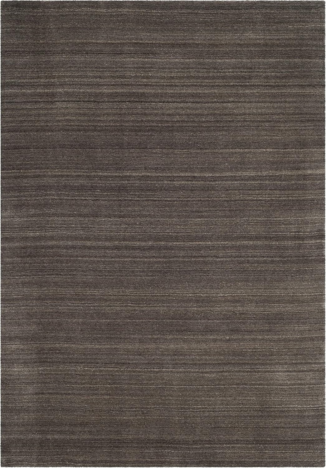 image:imageSAFAVIEH Area Rug 8x10 Himalaya Collection Large Stone Handmade Wool Ideal for Living Room Bedroom Office Dining Space HIM820ACharcoal
