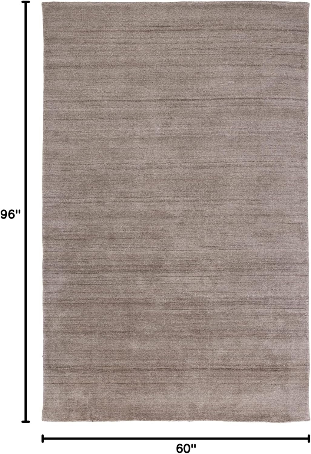 image:imageSAFAVIEH Area Rug 8x10 Himalaya Collection Large Stone Handmade Wool Ideal for Living Room Bedroom Office Dining Space HIM820APewter