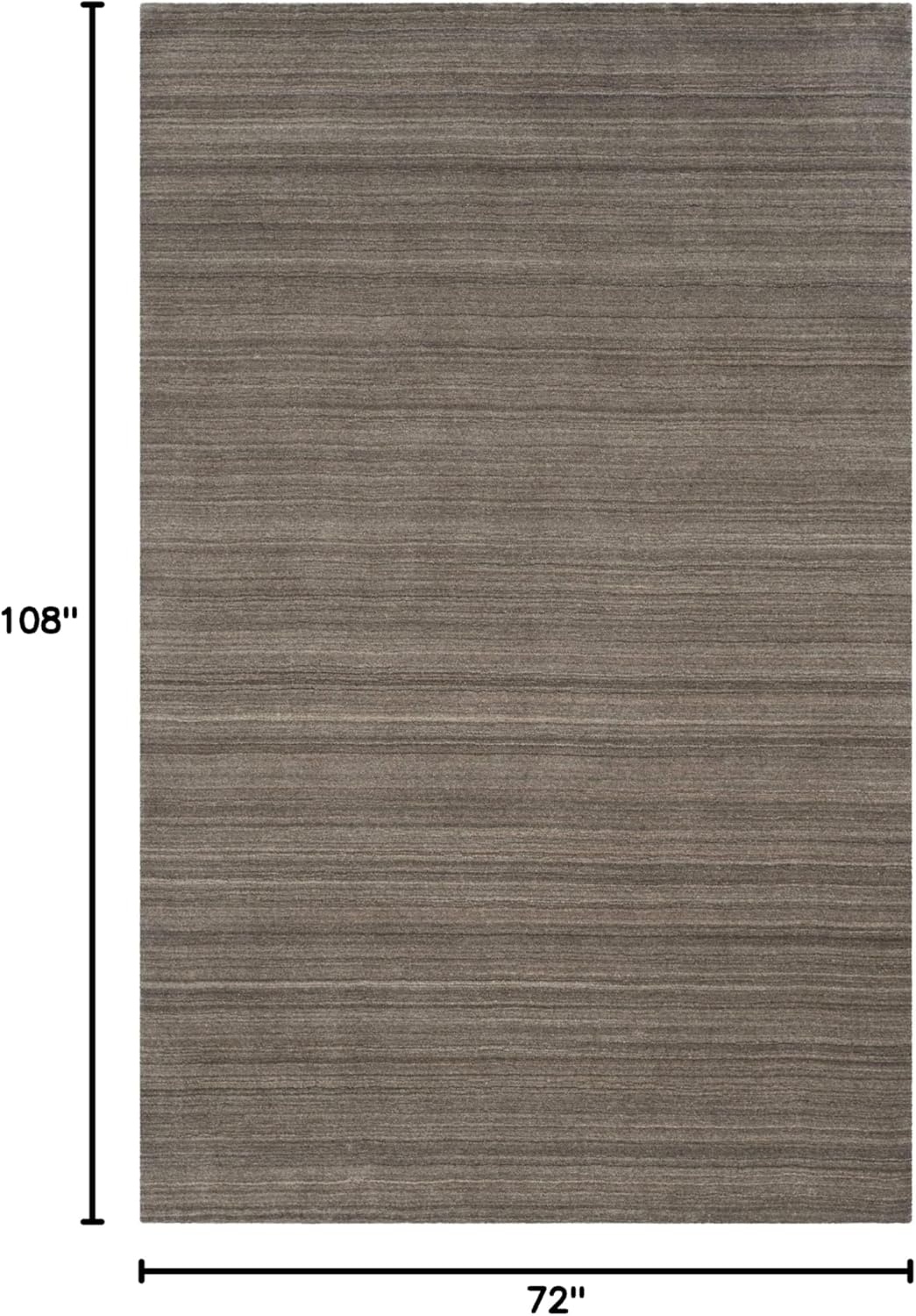 image:imageSAFAVIEH Area Rug 8x10 Himalaya Collection Large Stone Handmade Wool Ideal for Living Room Bedroom Office Dining Space HIM820APewter