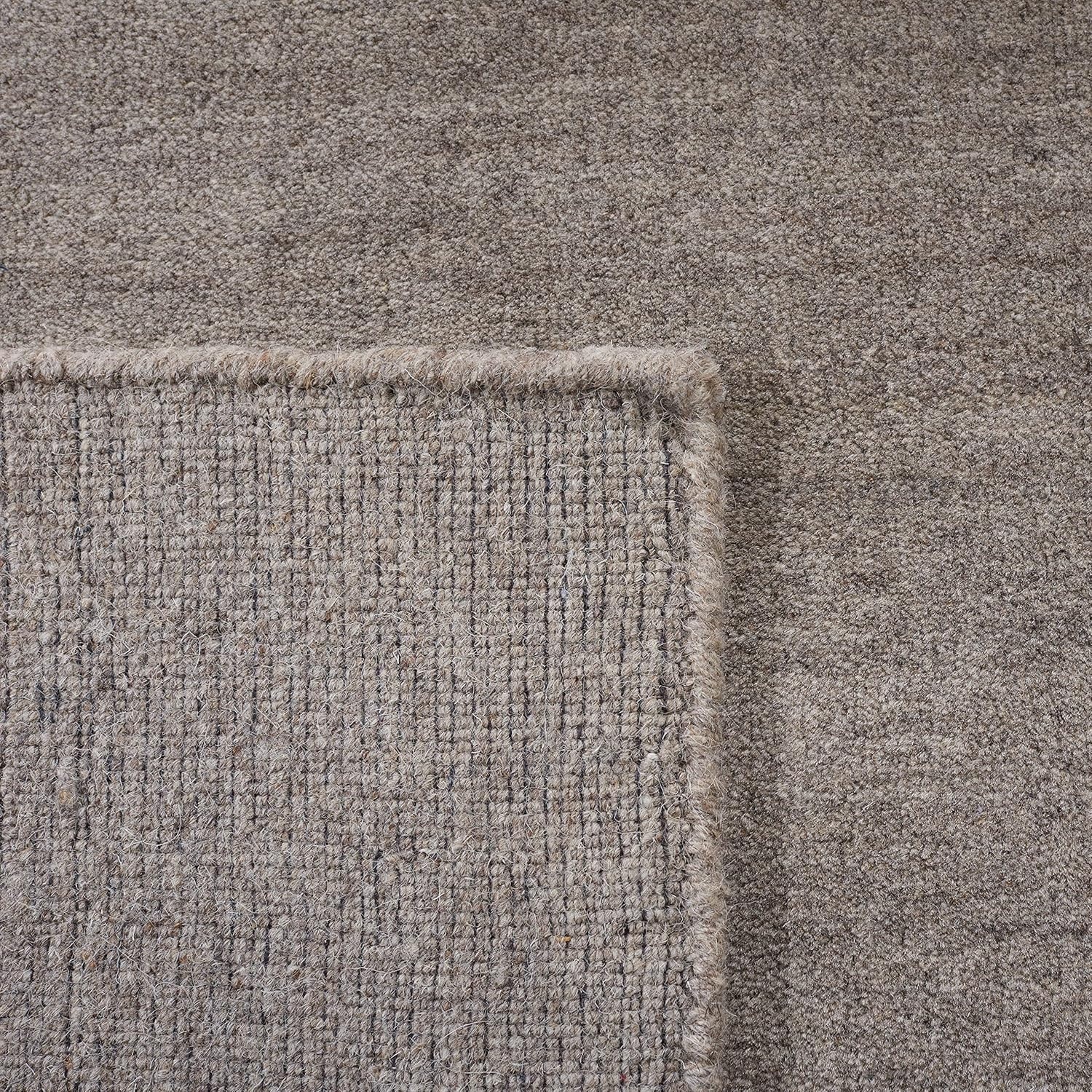 image:imageSAFAVIEH Area Rug 8x10 Himalaya Collection Large Stone Handmade Wool Ideal for Living Room Bedroom Office Dining Space HIM820APewter