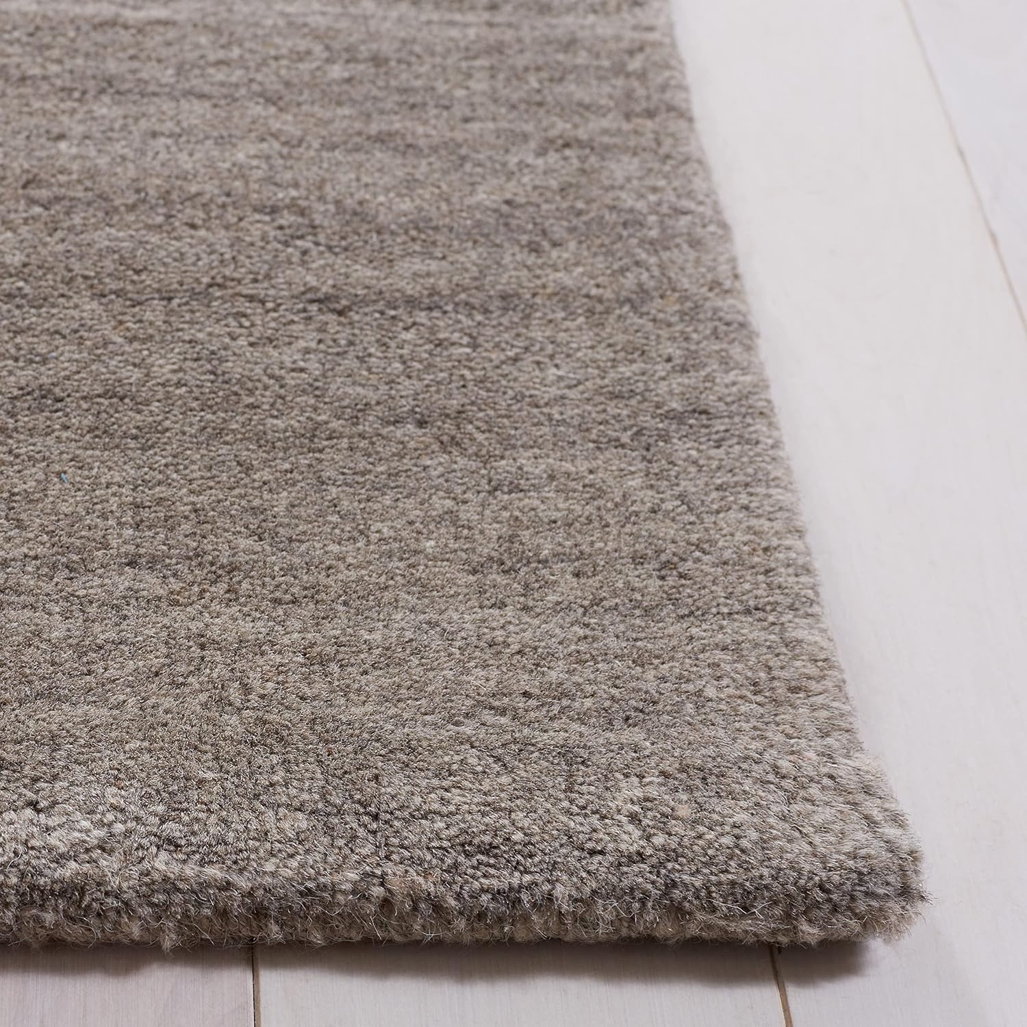 image:imageSAFAVIEH Area Rug 8x10 Himalaya Collection Large Stone Handmade Wool Ideal for Living Room Bedroom Office Dining Space HIM820APewter