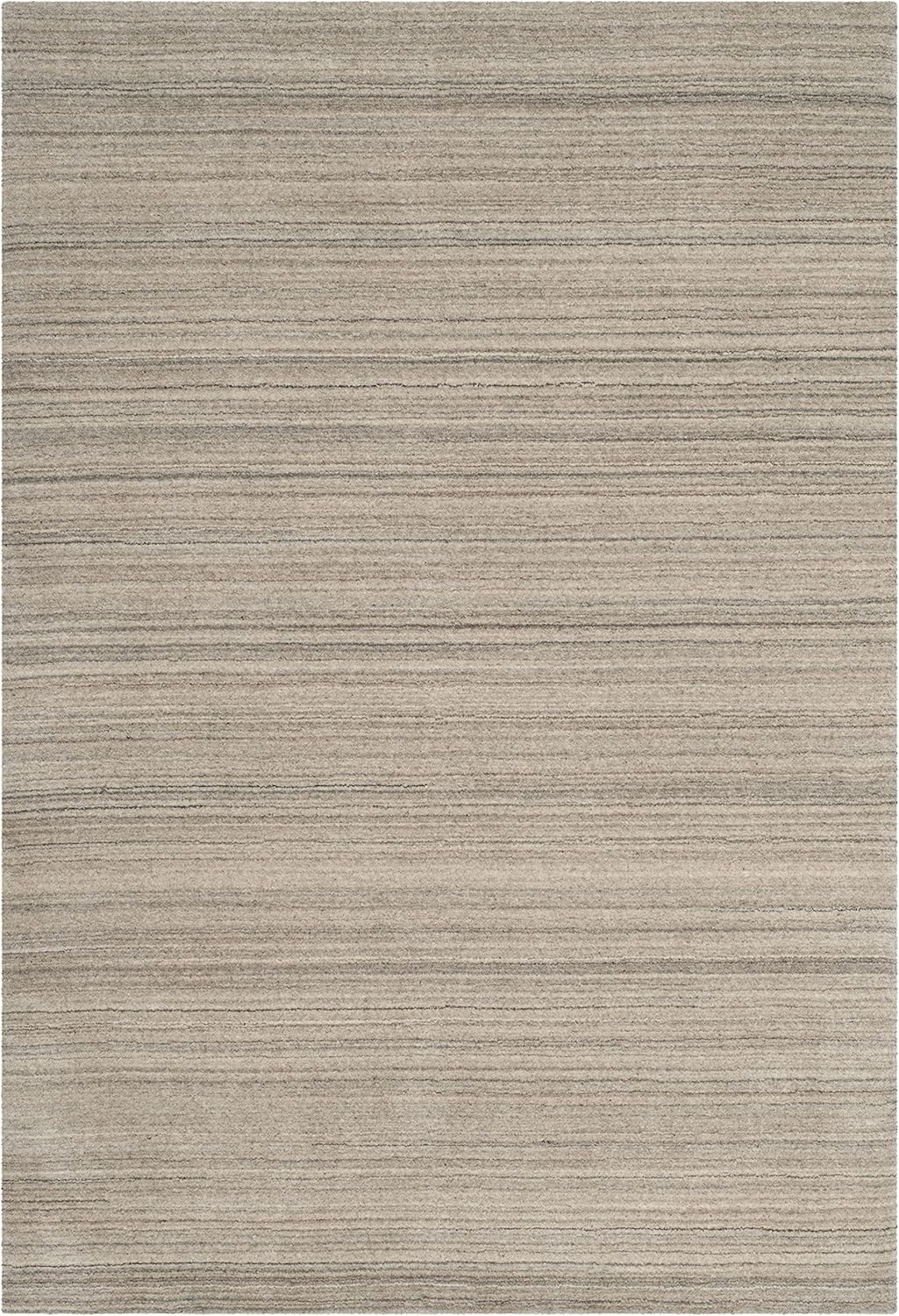image:imageSAFAVIEH Area Rug 8x10 Himalaya Collection Large Stone Handmade Wool Ideal for Living Room Bedroom Office Dining Space HIM820AStone