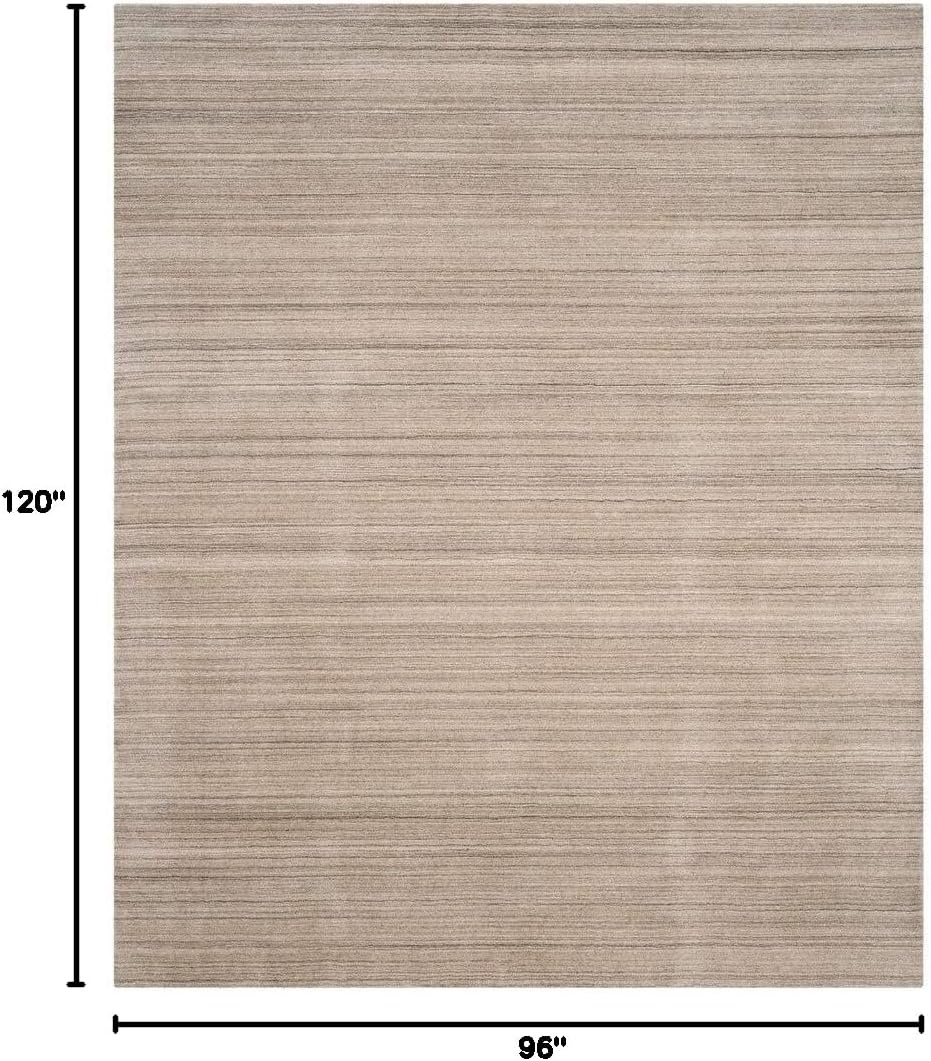 image:imageSAFAVIEH Area Rug 8x10 Himalaya Collection Large Stone Handmade Wool Ideal for Living Room Bedroom Office Dining Space HIM820AStone