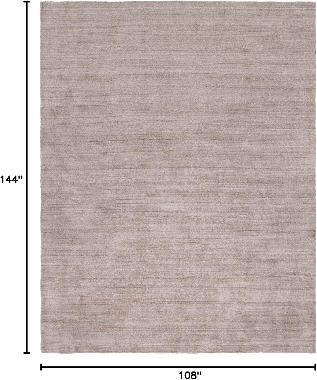 image:imageSAFAVIEH Area Rug 8x10 Himalaya Collection Large Stone Handmade Wool Ideal for Living Room Bedroom Office Dining Space HIM820ATaupe