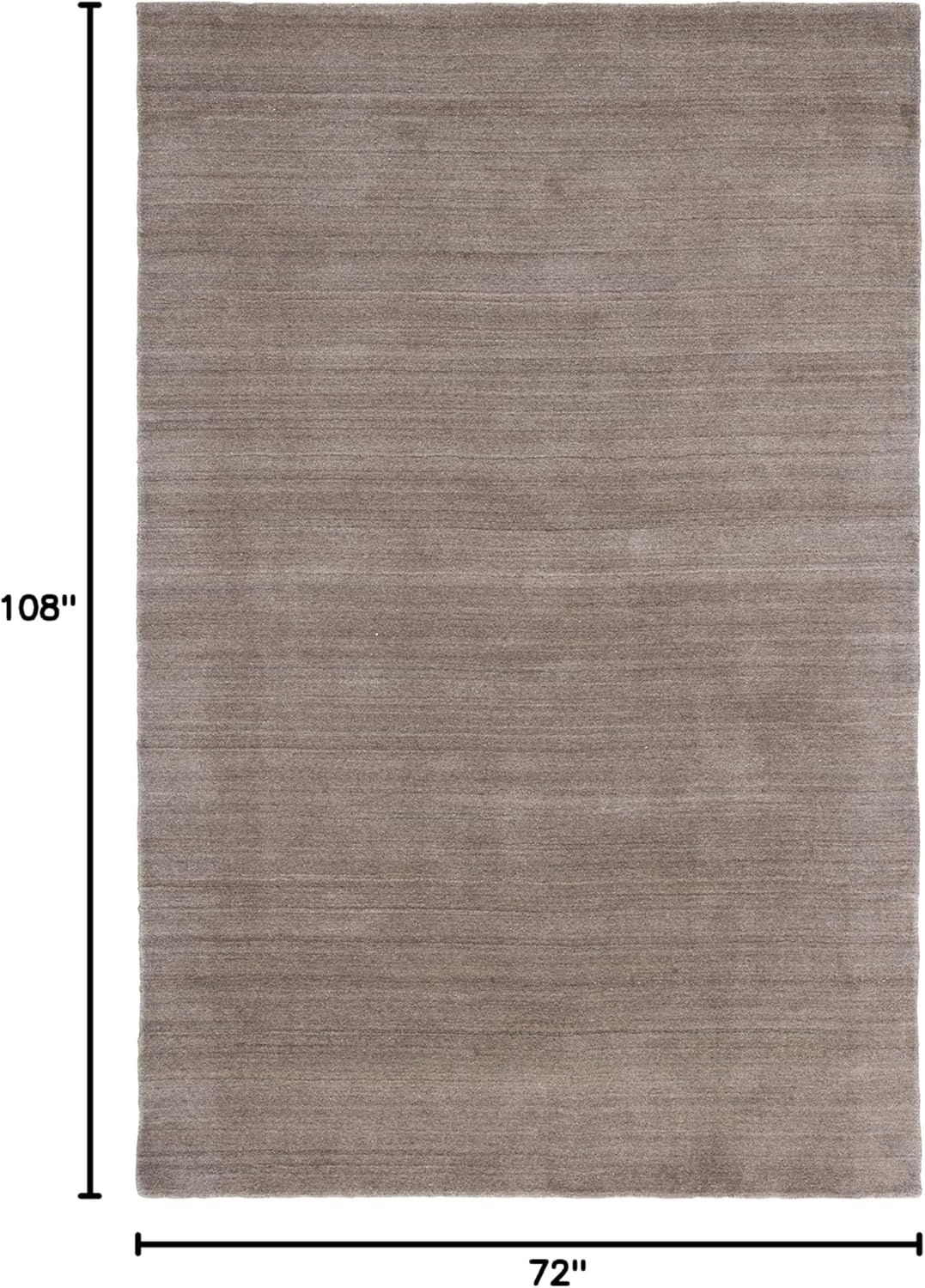 image:imageSAFAVIEH Area Rug 8x10 Himalaya Collection Large Stone Handmade Wool Ideal for Living Room Bedroom Office Dining Space HIM820ATaupe