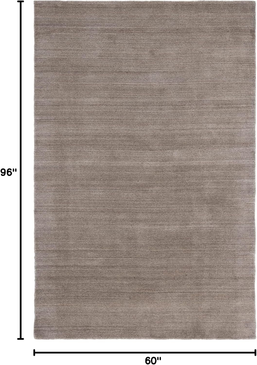image:imageSAFAVIEH Area Rug 8x10 Himalaya Collection Large Stone Handmade Wool Ideal for Living Room Bedroom Office Dining Space HIM820ATaupe