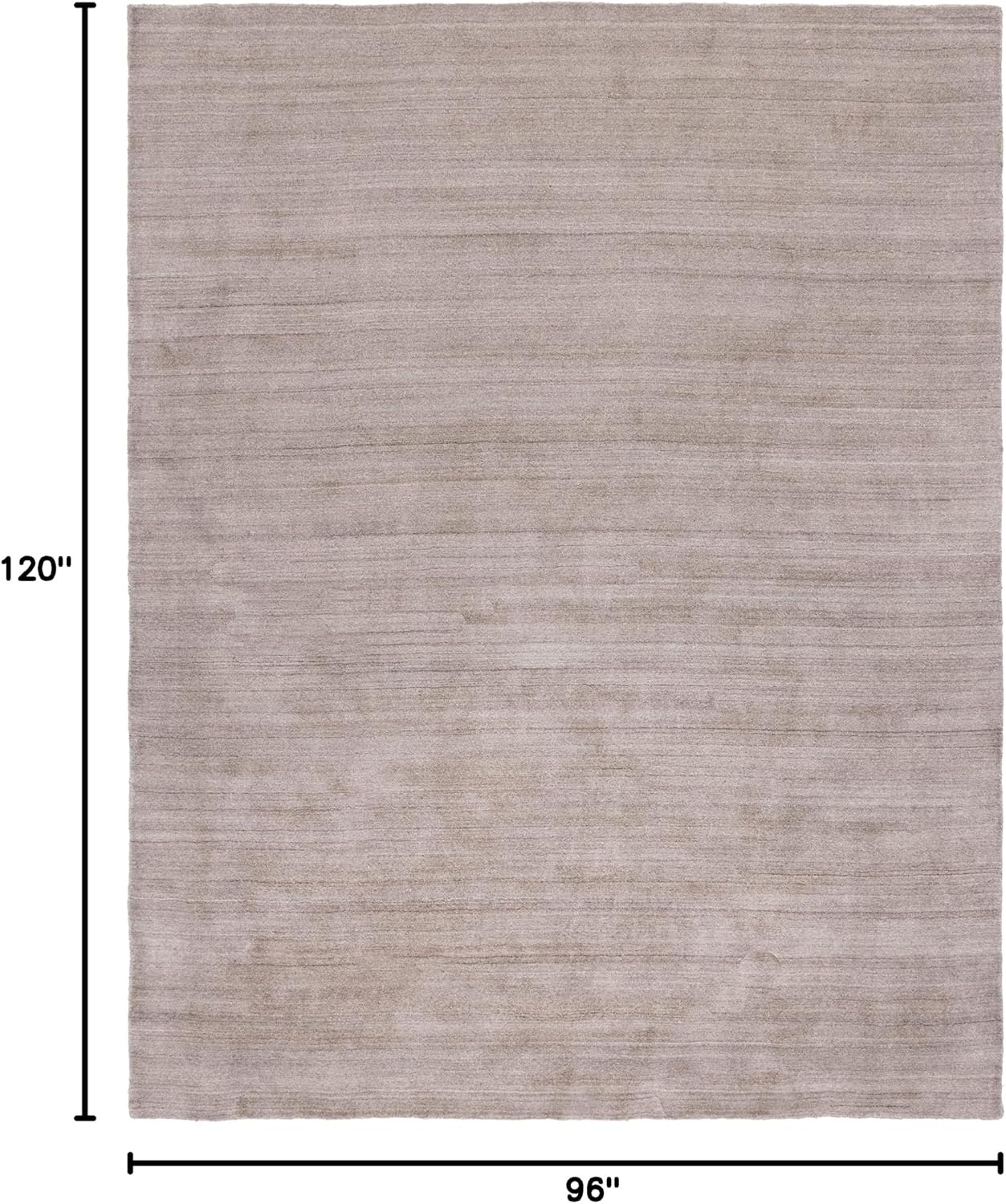 image:imageSAFAVIEH Area Rug 8x10 Himalaya Collection Large Stone Handmade Wool Ideal for Living Room Bedroom Office Dining Space HIM820ATaupe