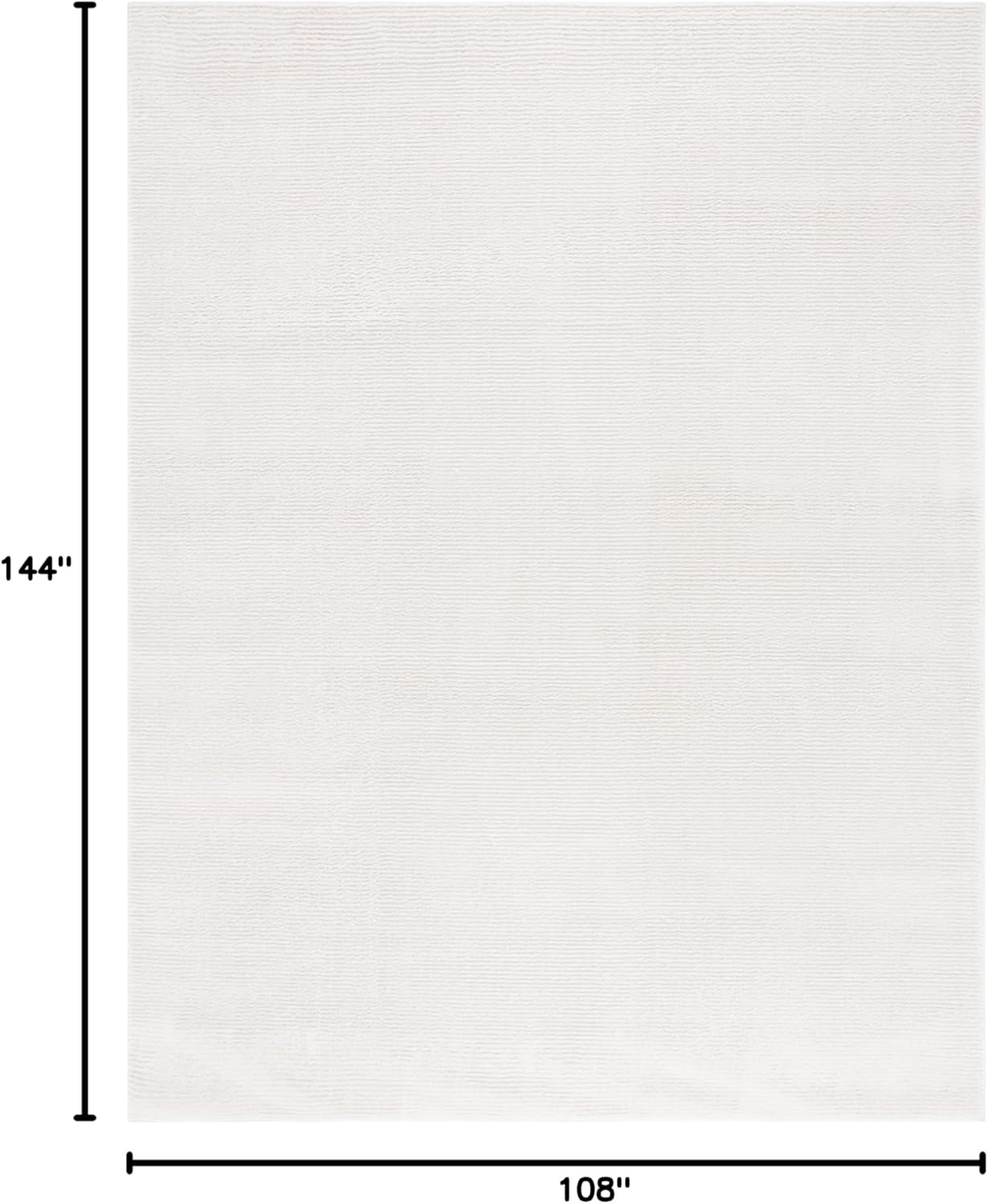 image:imageSAFAVIEH Area Rug 8x10 Melody Collection Large Ivory Solid Pattern NonShedding amp Easy Cleaning Ideal for Living Room Bedroom Office Dining Space Room MEL108AIvory