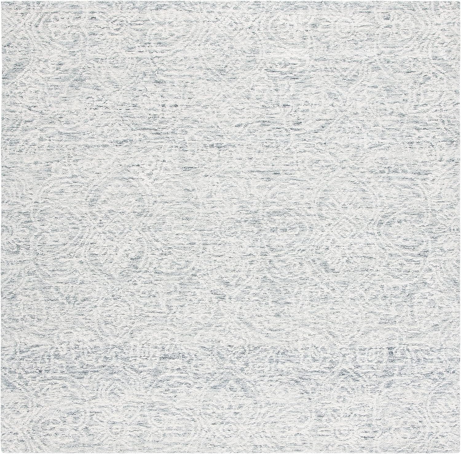image:imageSAFAVIEH Area Rug 8x10 Metro Collection Large Natural amp Ivory Handmade Wool Ideal for Living Room Bedroom Dining Space MET998ADark GreyIvory