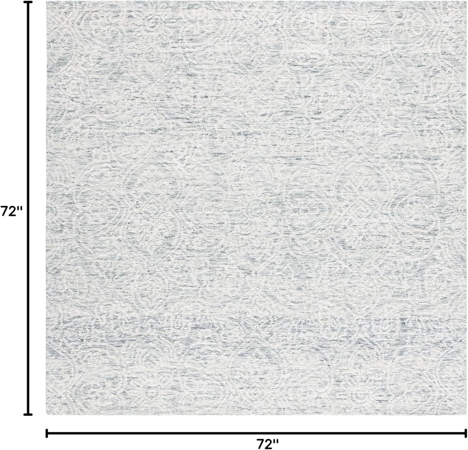 image:imageSAFAVIEH Area Rug 8x10 Metro Collection Large Natural amp Ivory Handmade Wool Ideal for Living Room Bedroom Dining Space MET998ADark GreyIvory