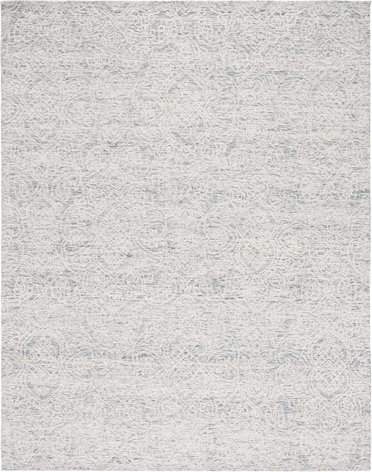 image:imageSAFAVIEH Area Rug 8x10 Metro Collection Large Natural amp Ivory Handmade Wool Ideal for Living Room Bedroom Dining Space MET998ADark GreyIvory