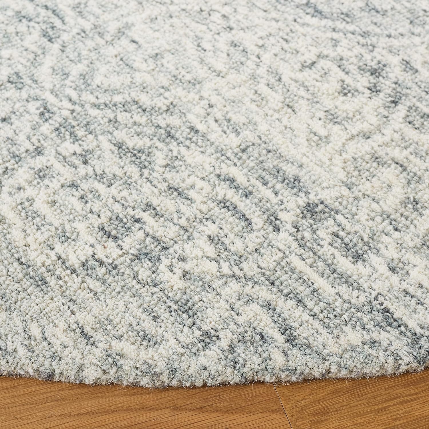 image:imageSAFAVIEH Area Rug 8x10 Metro Collection Large Natural amp Ivory Handmade Wool Ideal for Living Room Bedroom Dining Space MET998ADark GreyIvory