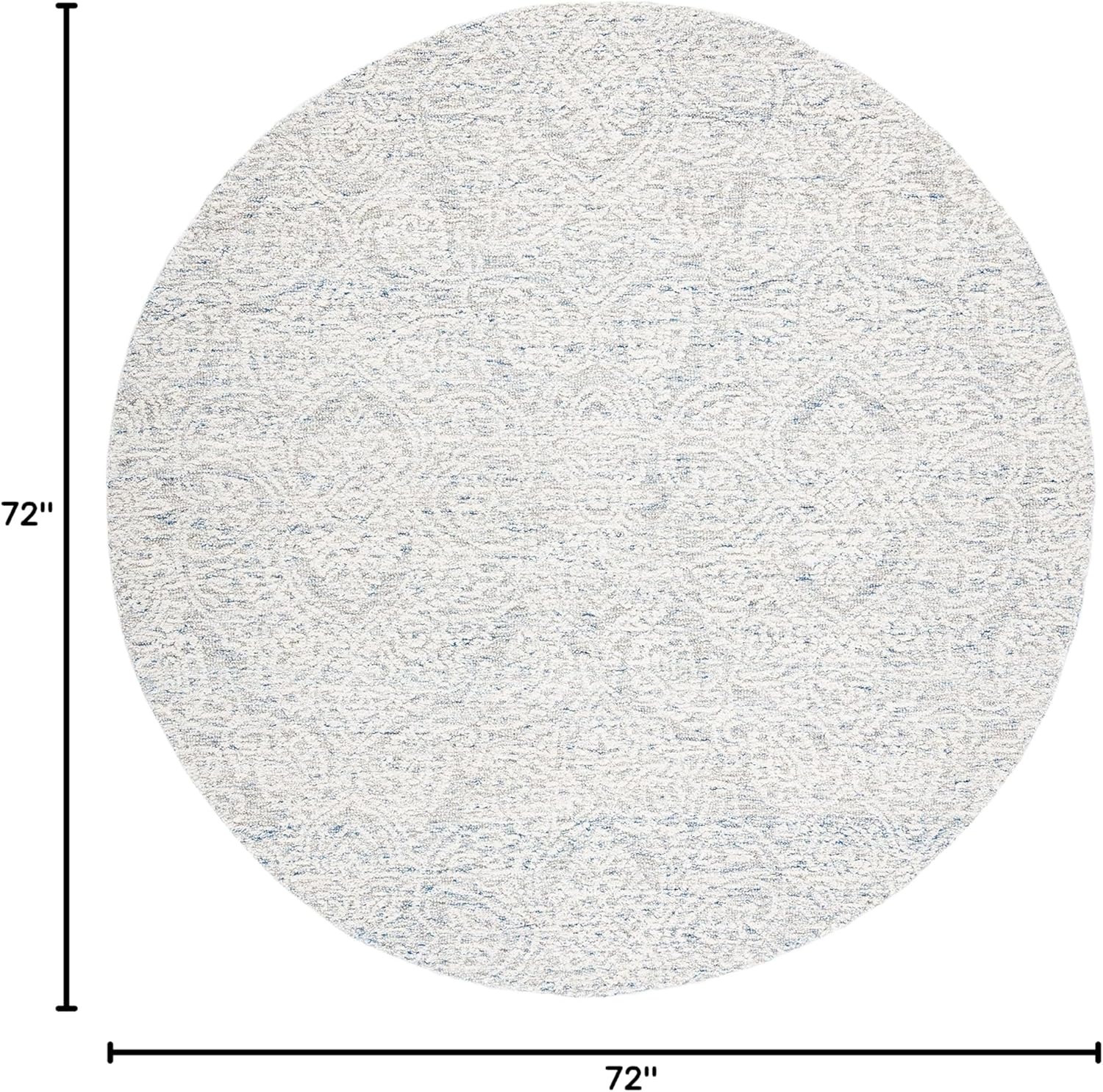 image:imageSAFAVIEH Area Rug 8x10 Metro Collection Large Natural amp Ivory Handmade Wool Ideal for Living Room Bedroom Dining Space MET998ALight Blue Ivory