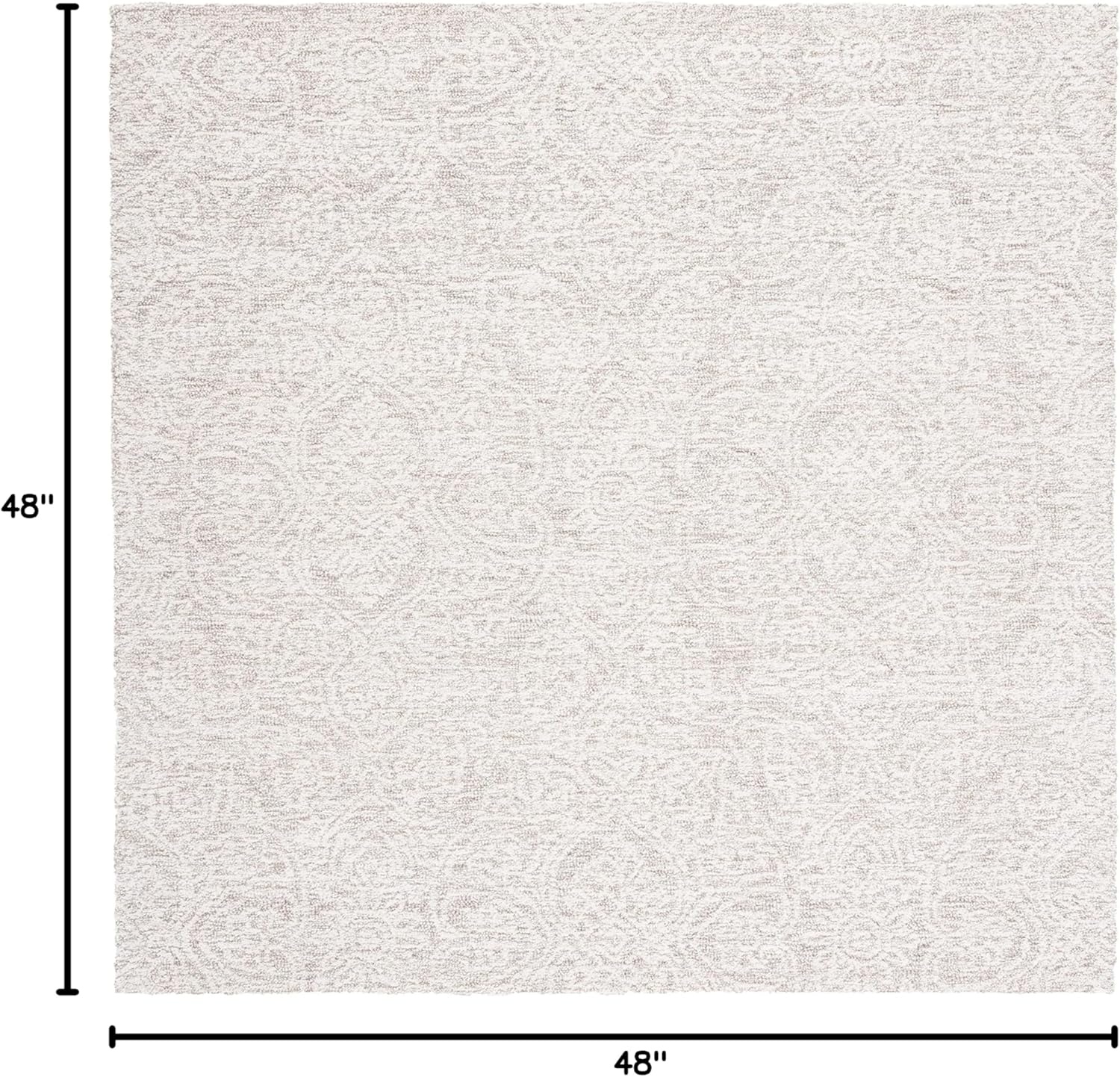 image:imageSAFAVIEH Area Rug 8x10 Metro Collection Large Natural amp Ivory Handmade Wool Ideal for Living Room Bedroom Dining Space MET998ANaturalIvory